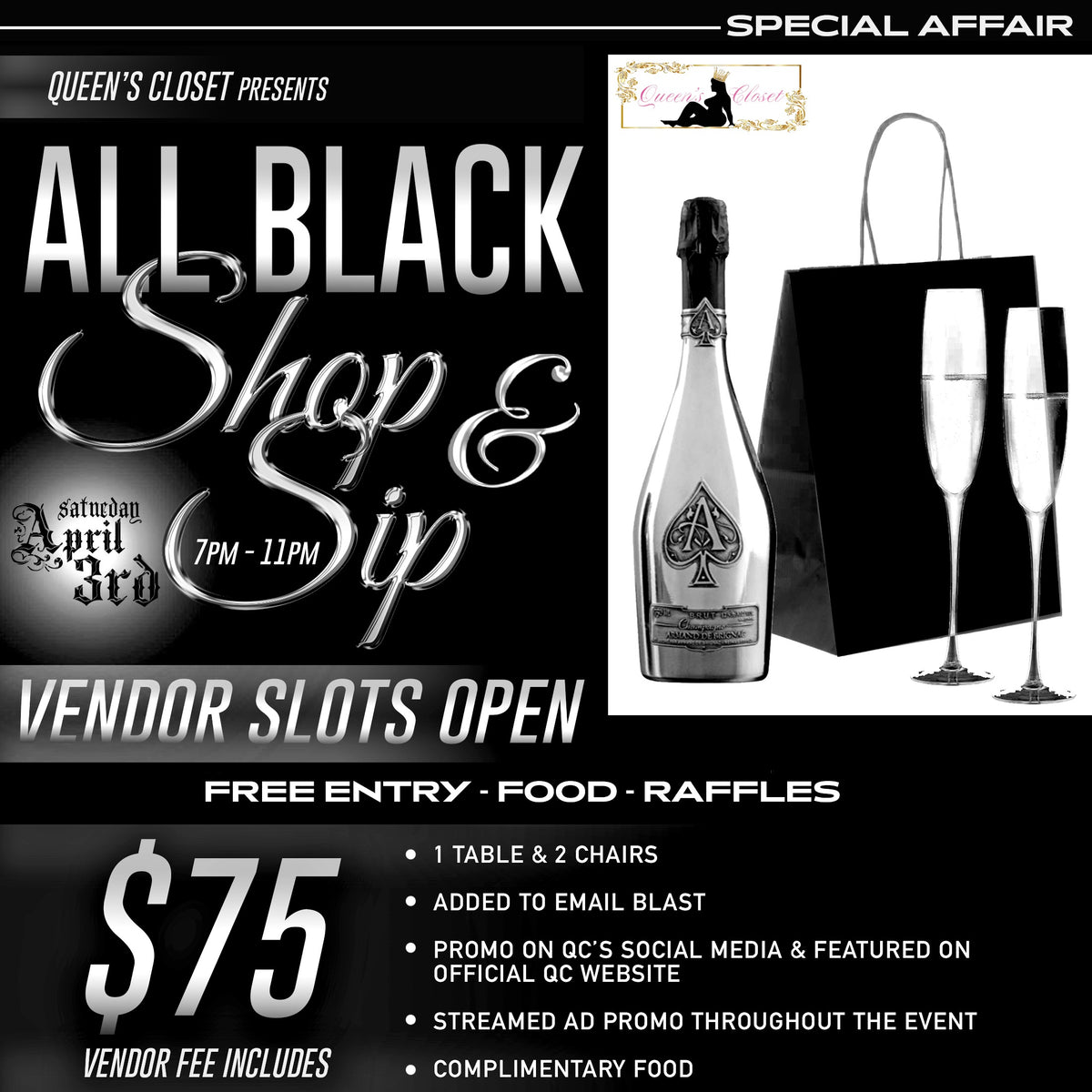 Looking for Vendors‼️ Queen’s Closet